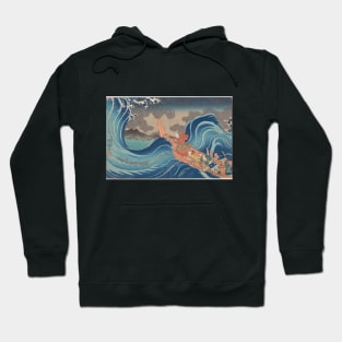 Japanese art great wave Hoodie